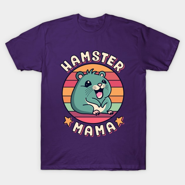 Hamster Mama Cute Kawaii Rodent Mother T-Shirt by Cuteness Klub